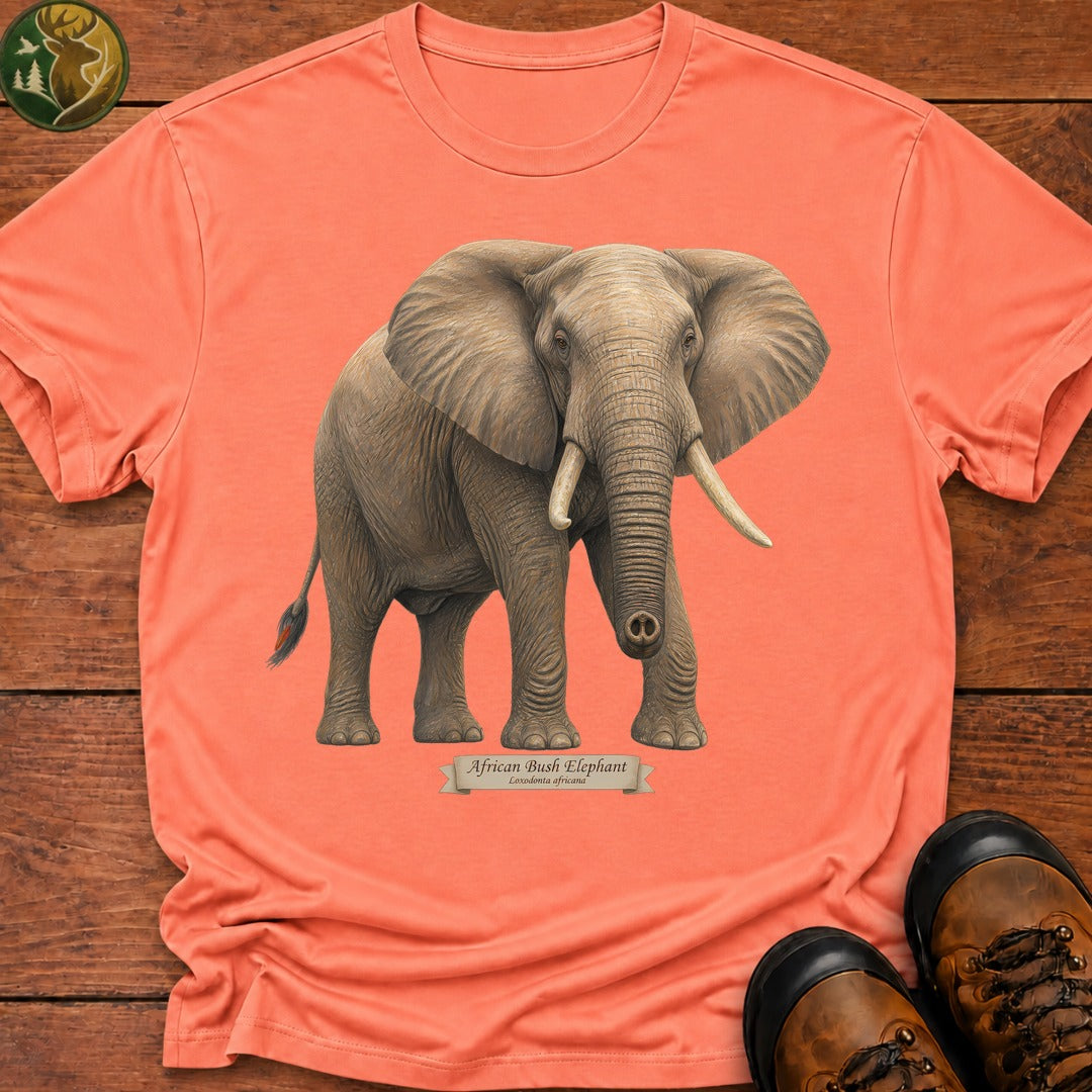African Bush Elephant T-Shirt - Melon