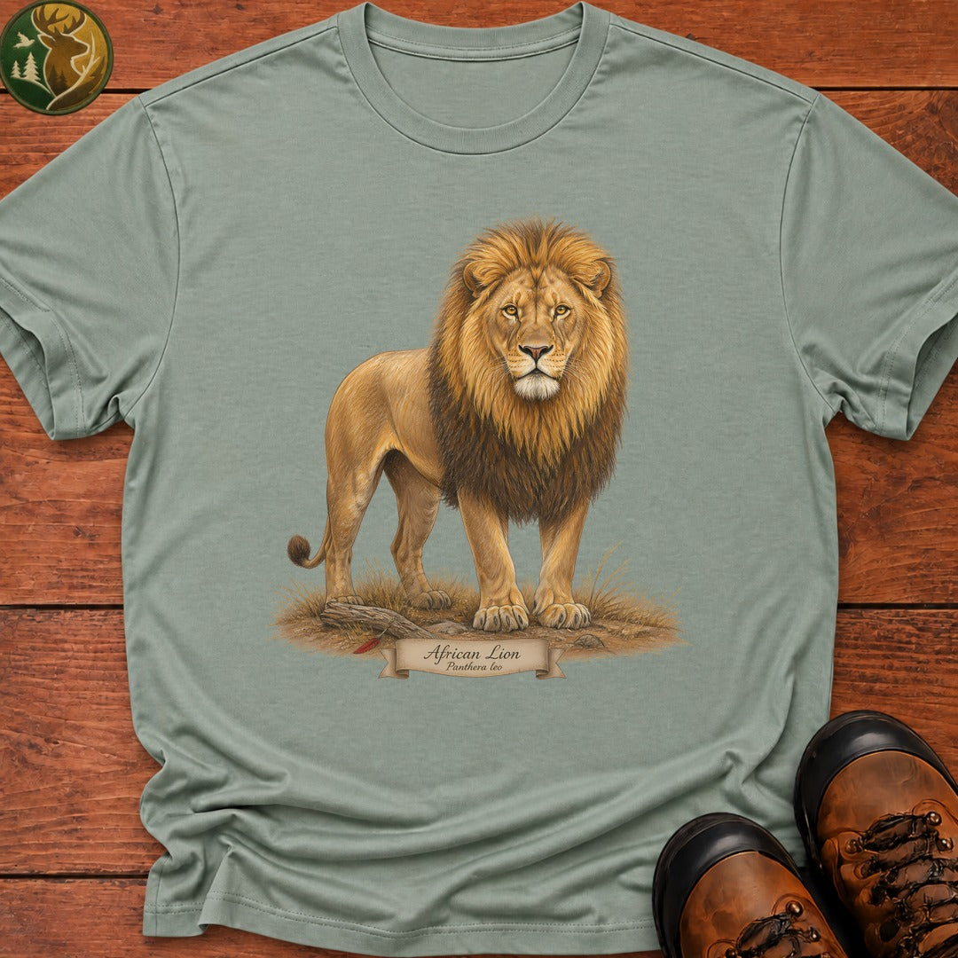 African Lion T Shirt - Bay