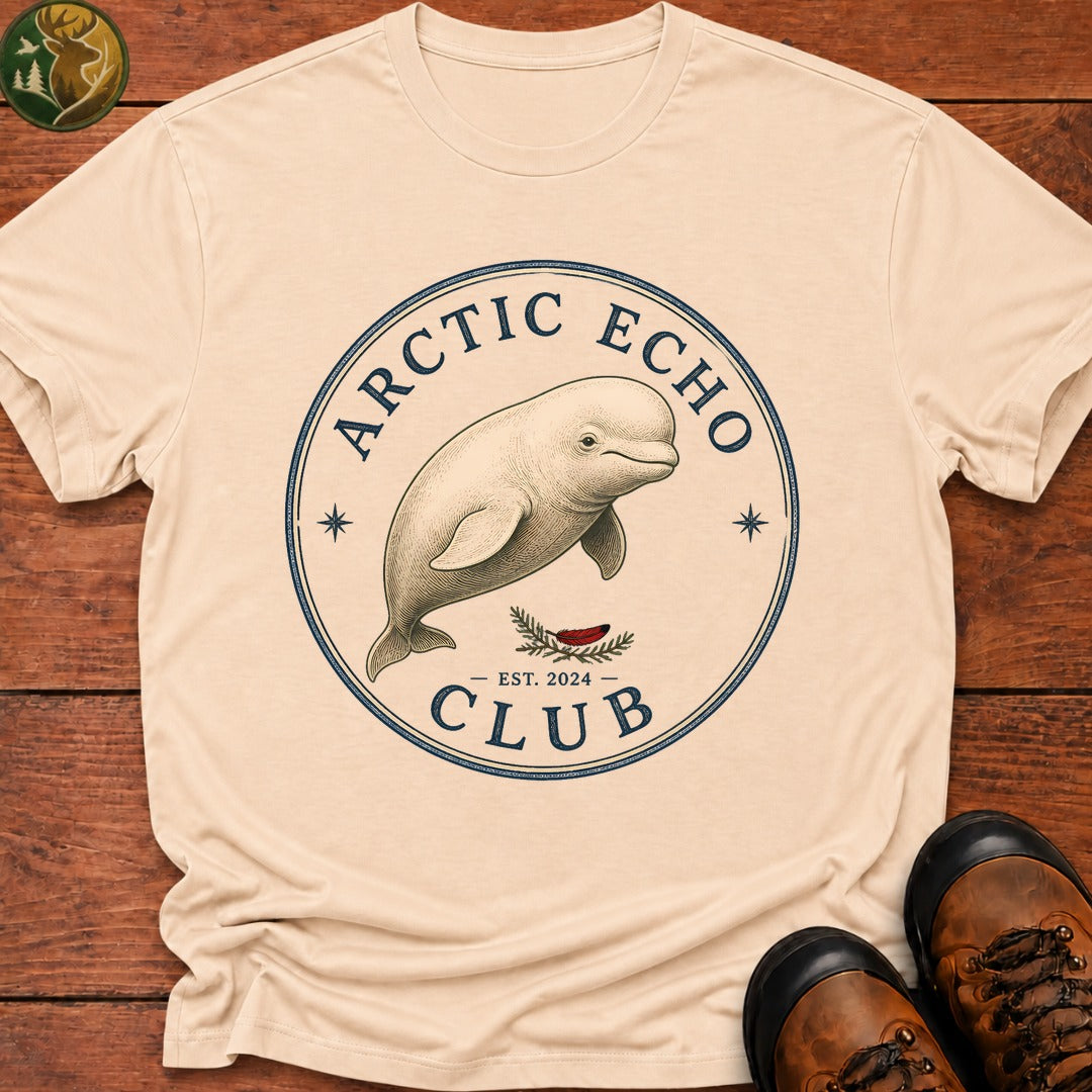 Arctic Echo Club T Shirt - Ivory