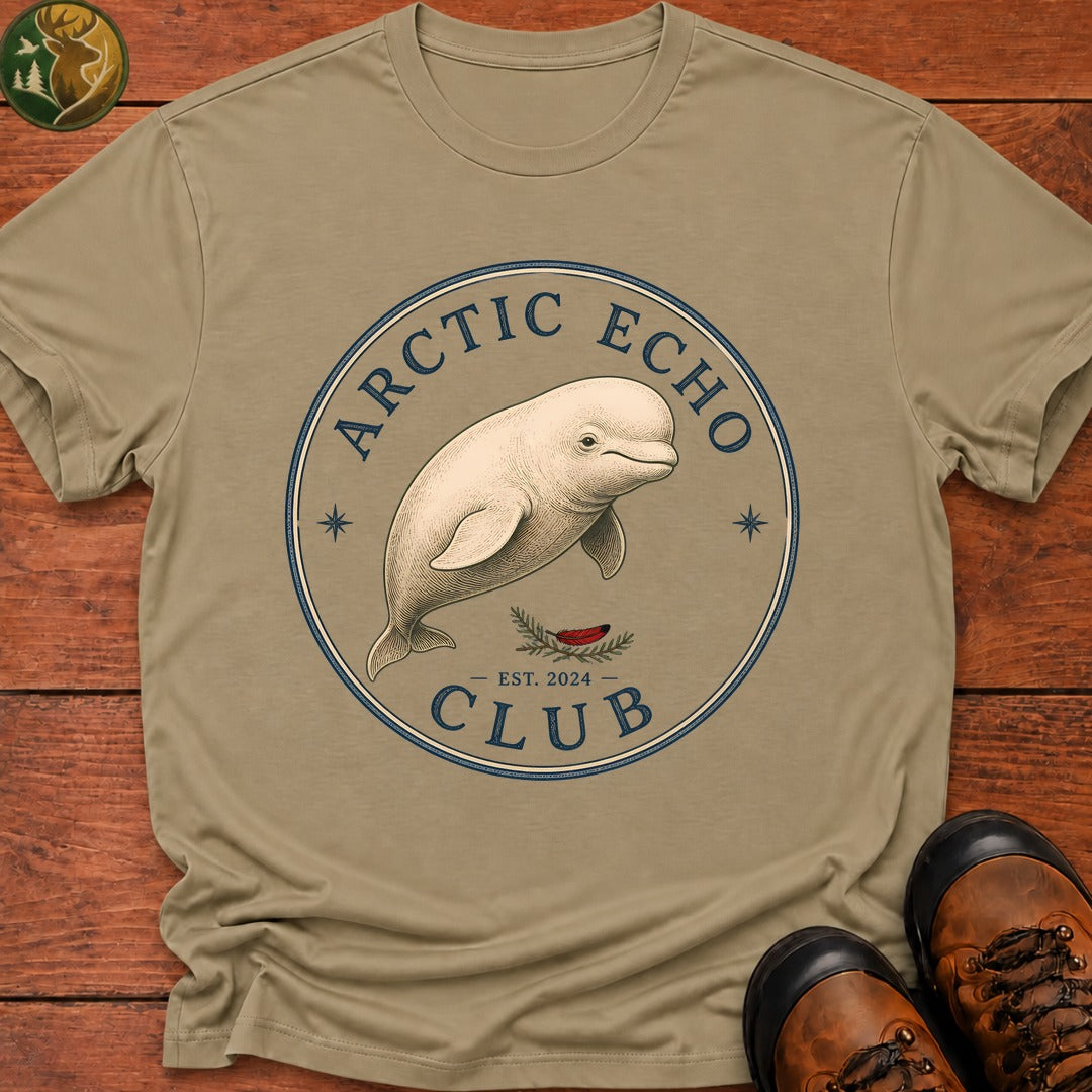 Arctic Echo Club T Shirt - Khaki