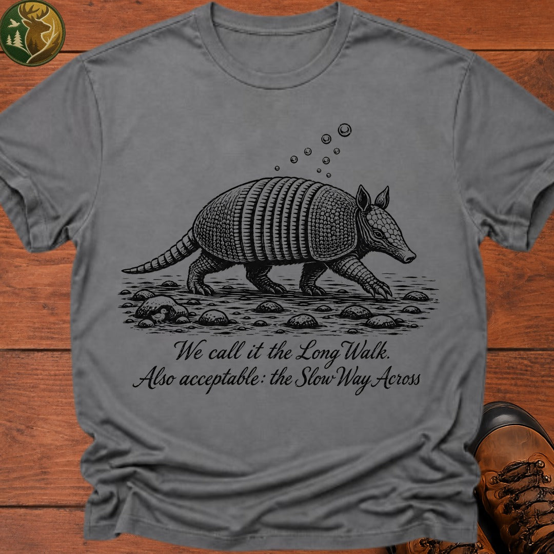 Armadillo Long Walk T Shirt - Grey
