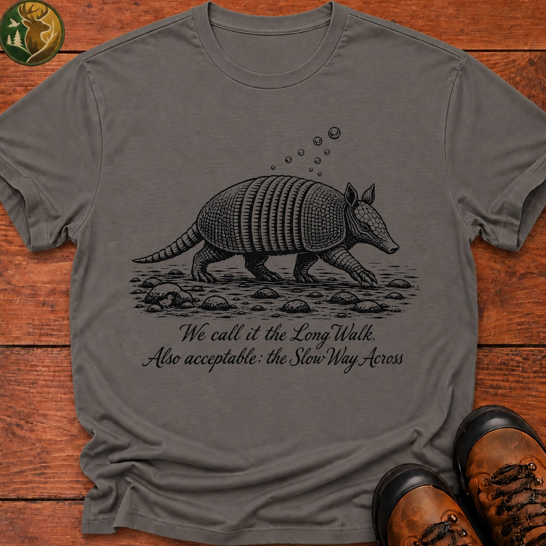 Armadillo Long Walk T Shirt - Grey