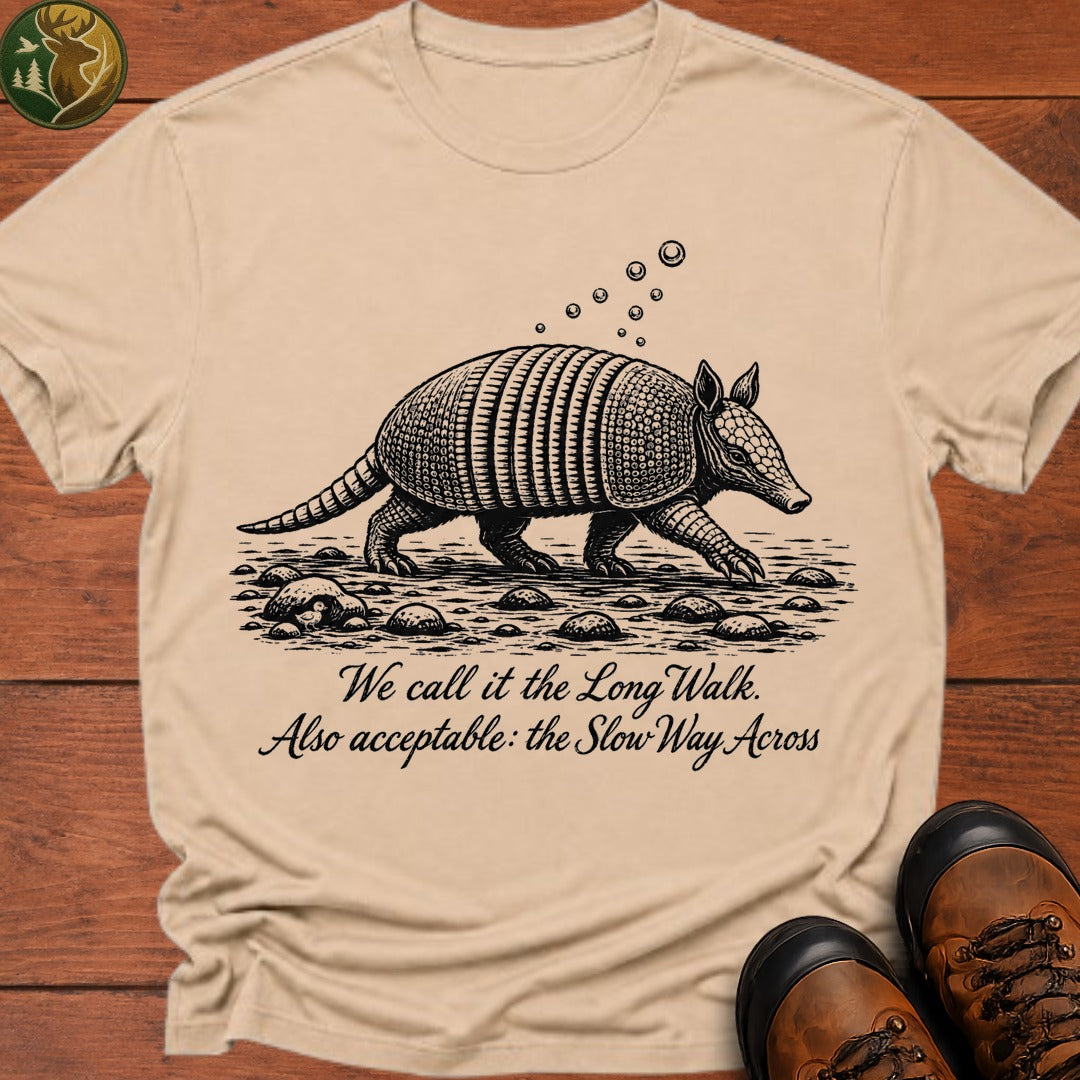 Armadillo Long Walk T Shirt - Ivory