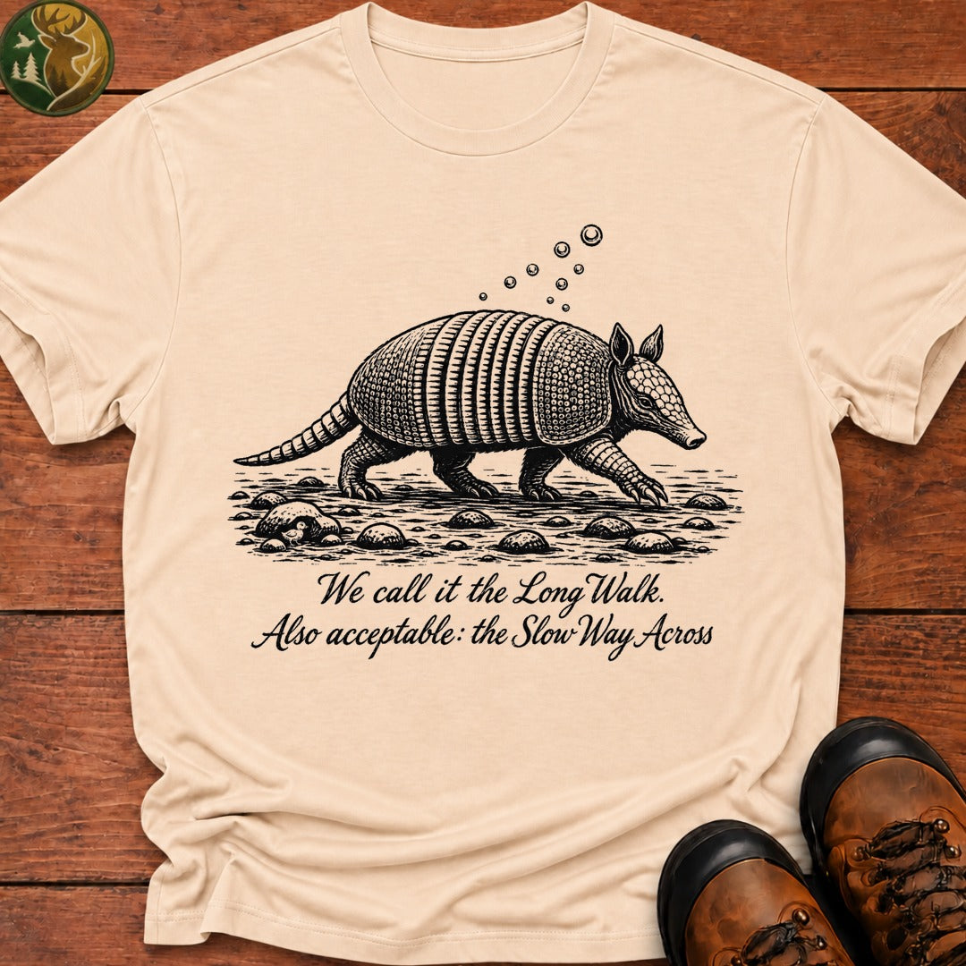 Armadillo Long Walk T Shirt - Ivory