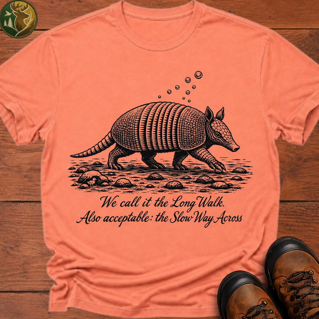 Armadillo Long Walk T Shirt - Melon