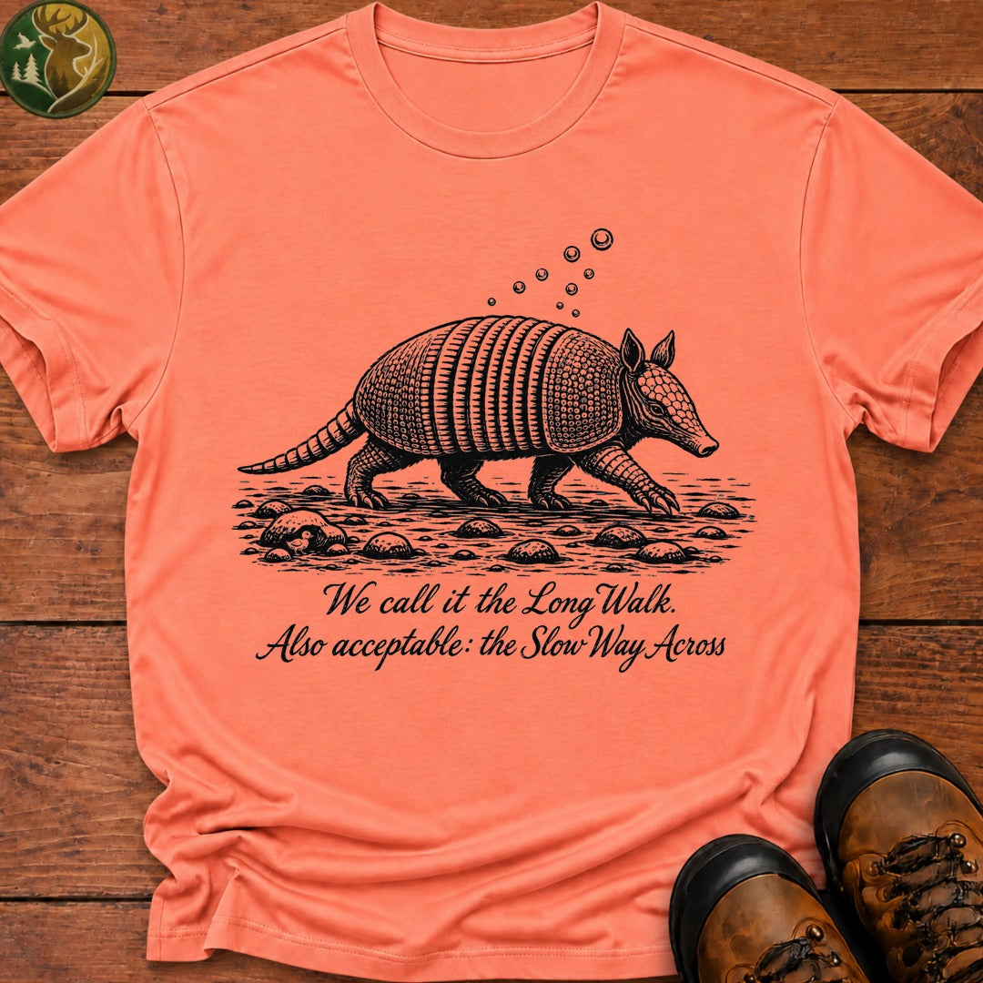 Armadillo Long Walk T Shirt - Melon