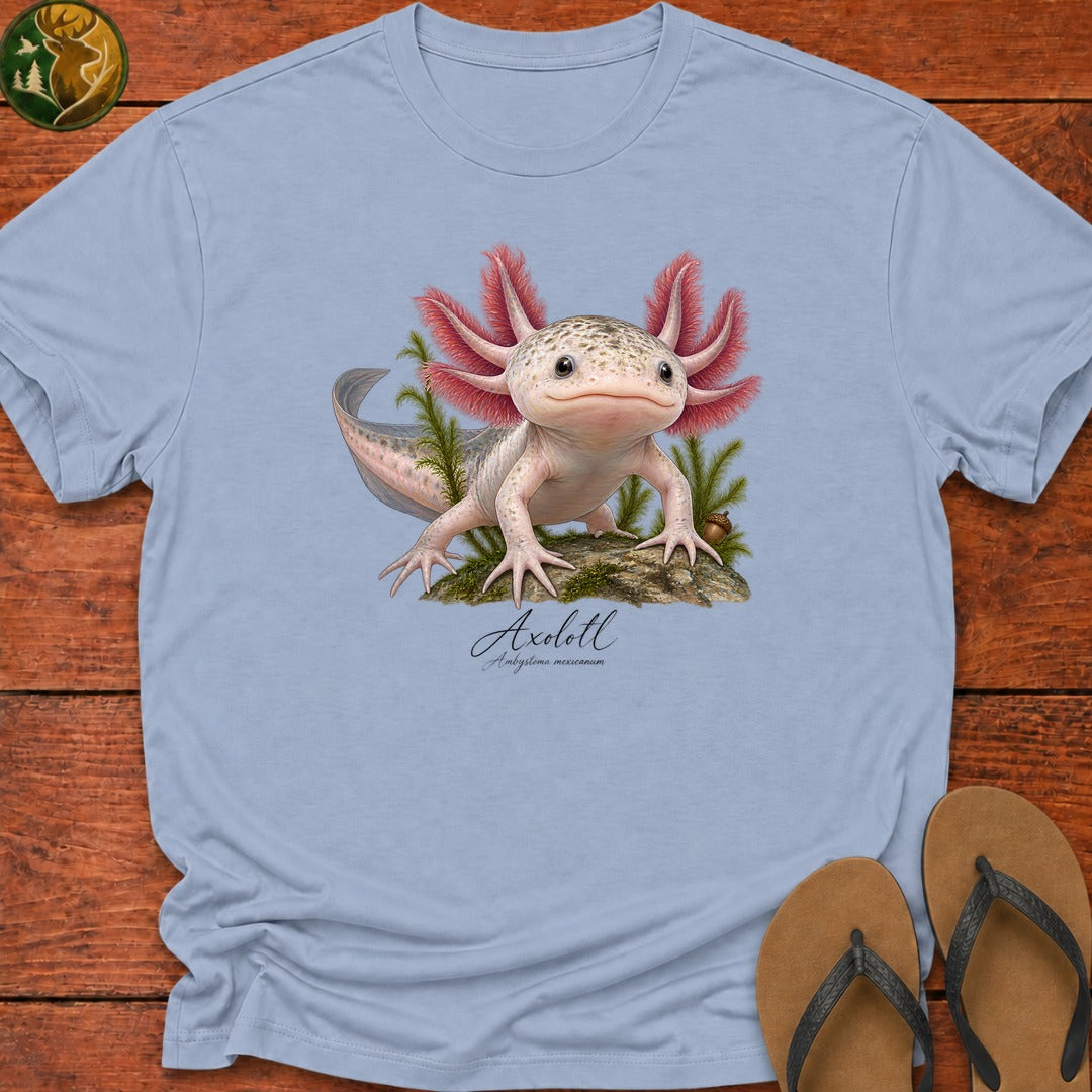 Axolotl Kids T-Shirt - Light Blue