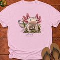 Axolotl Kids T-Shirt - Light Pink