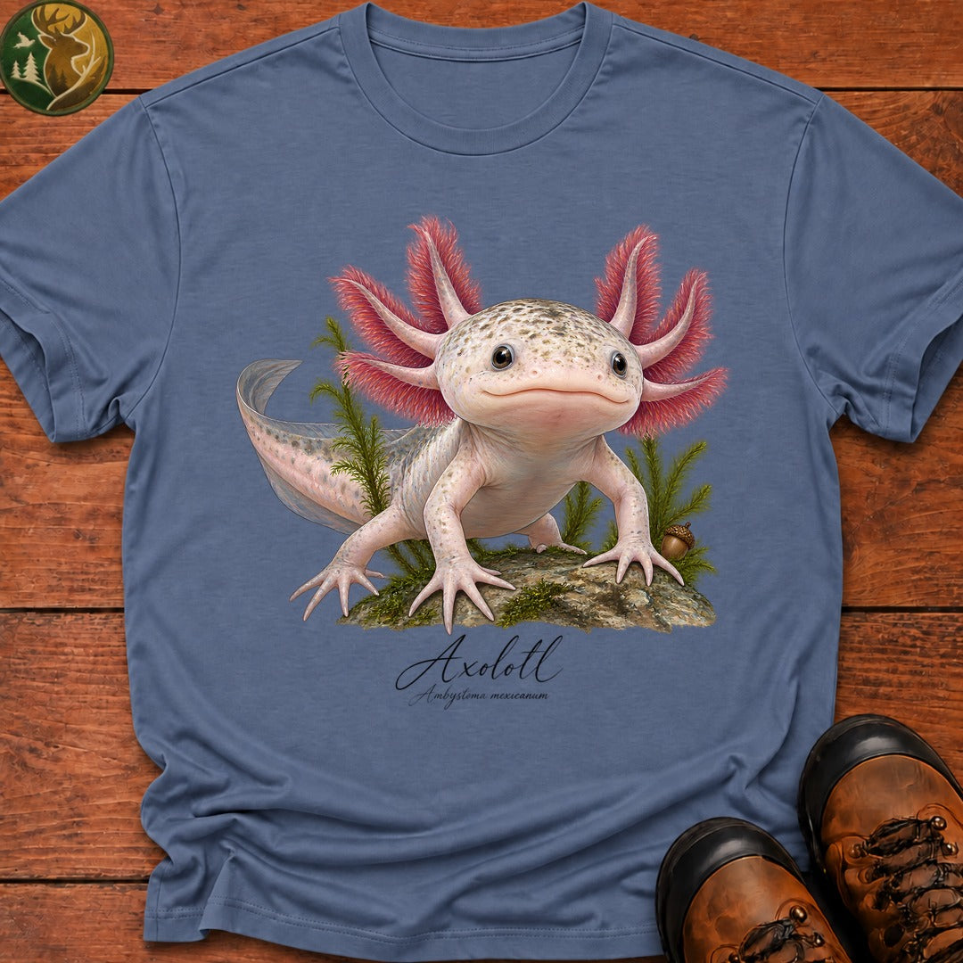 Axolotl T-Shirt - Blue Jean