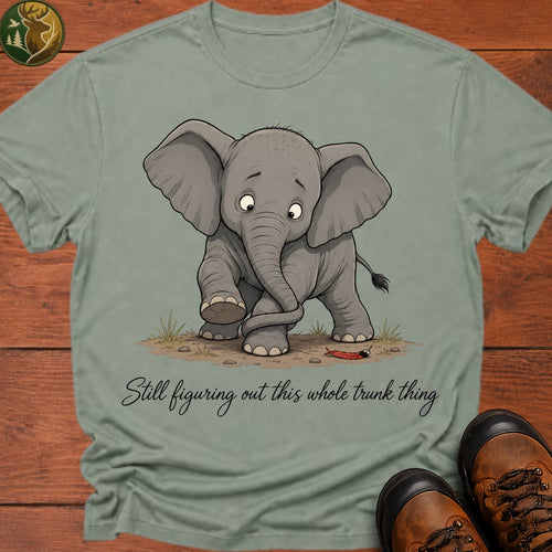 Baby Elephant Trunk T Shirt - Bay