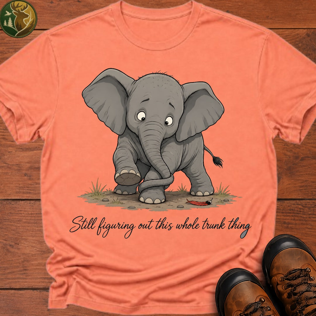 Baby Elephant Trunk T Shirt - Melon