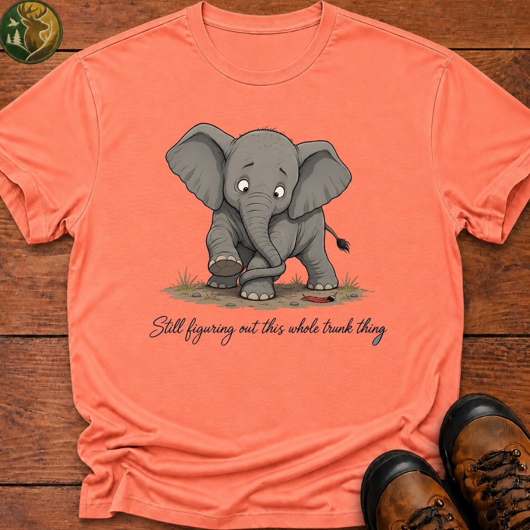 Baby Elephant Trunk T Shirt - Melon