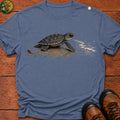 Baby Sea Turtle T-Shirt - Blue Jean