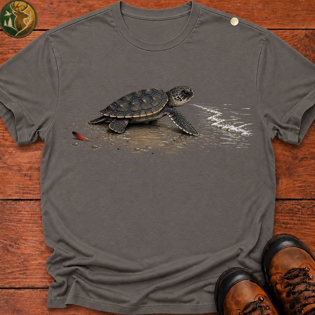 Baby Sea Turtle T-Shirt - Grey