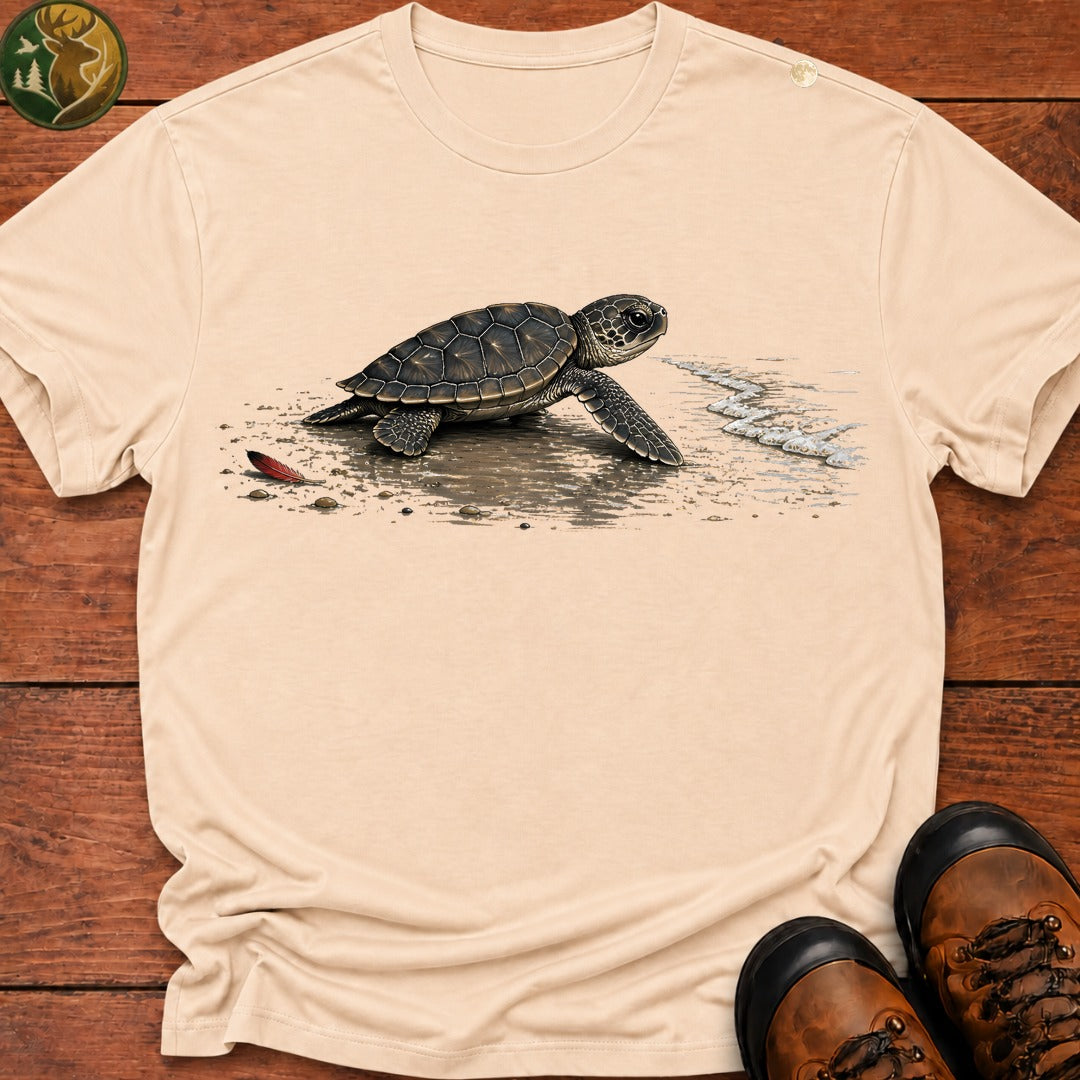 Baby Sea Turtle T-Shirt - Ivory
