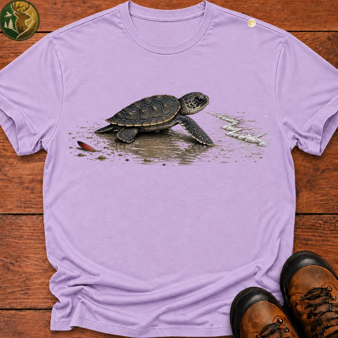 Baby Sea Turtle T-Shirt - Orchid