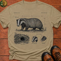 Badger Field Notes T Shirt - Khaki