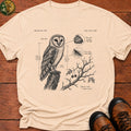 Barn Owl Field Notes T Shirt - Ivory
