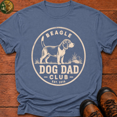 Beagle Dog Dad T-Shirt - Blue Jean