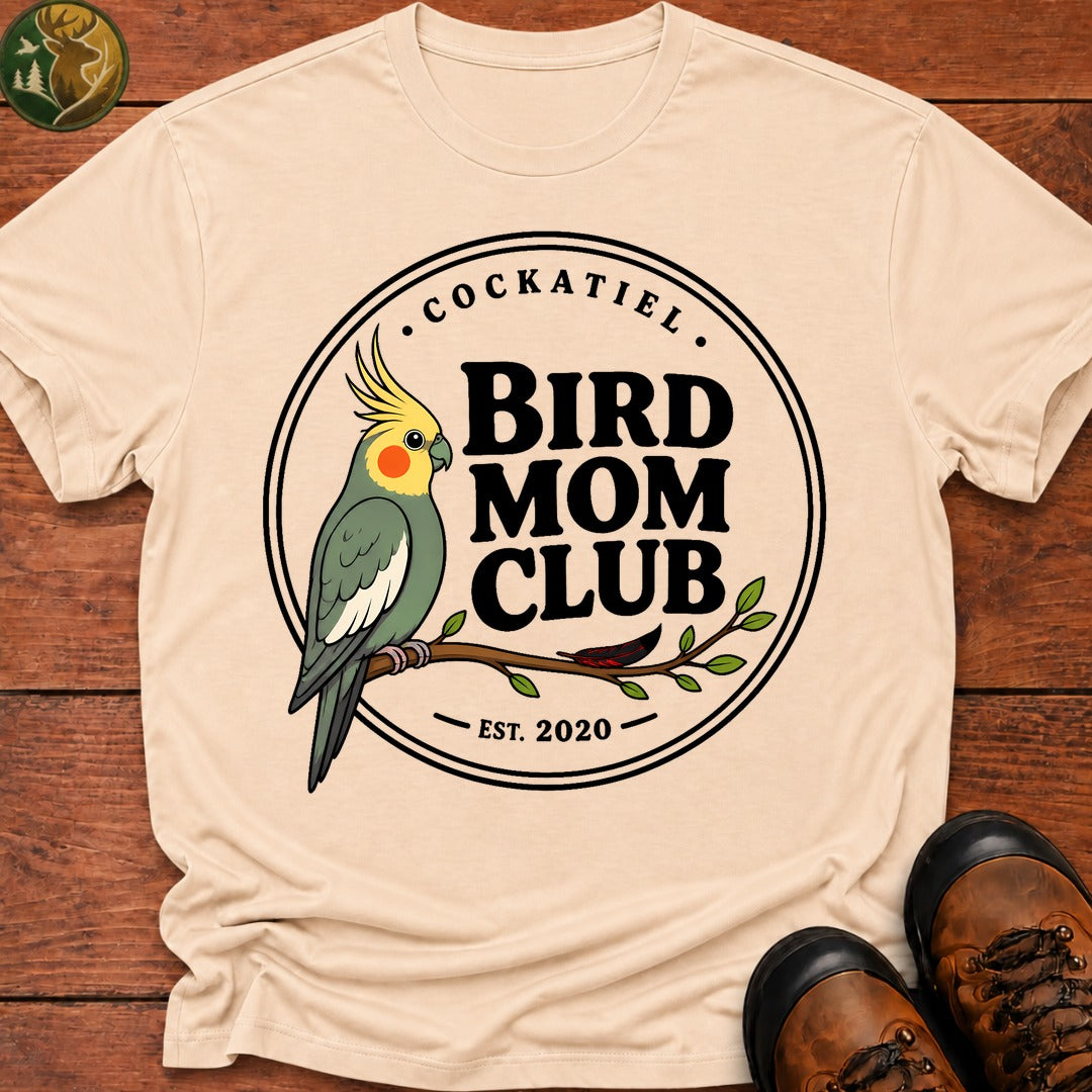 Bird Mom Club T-Shirt - Ivory