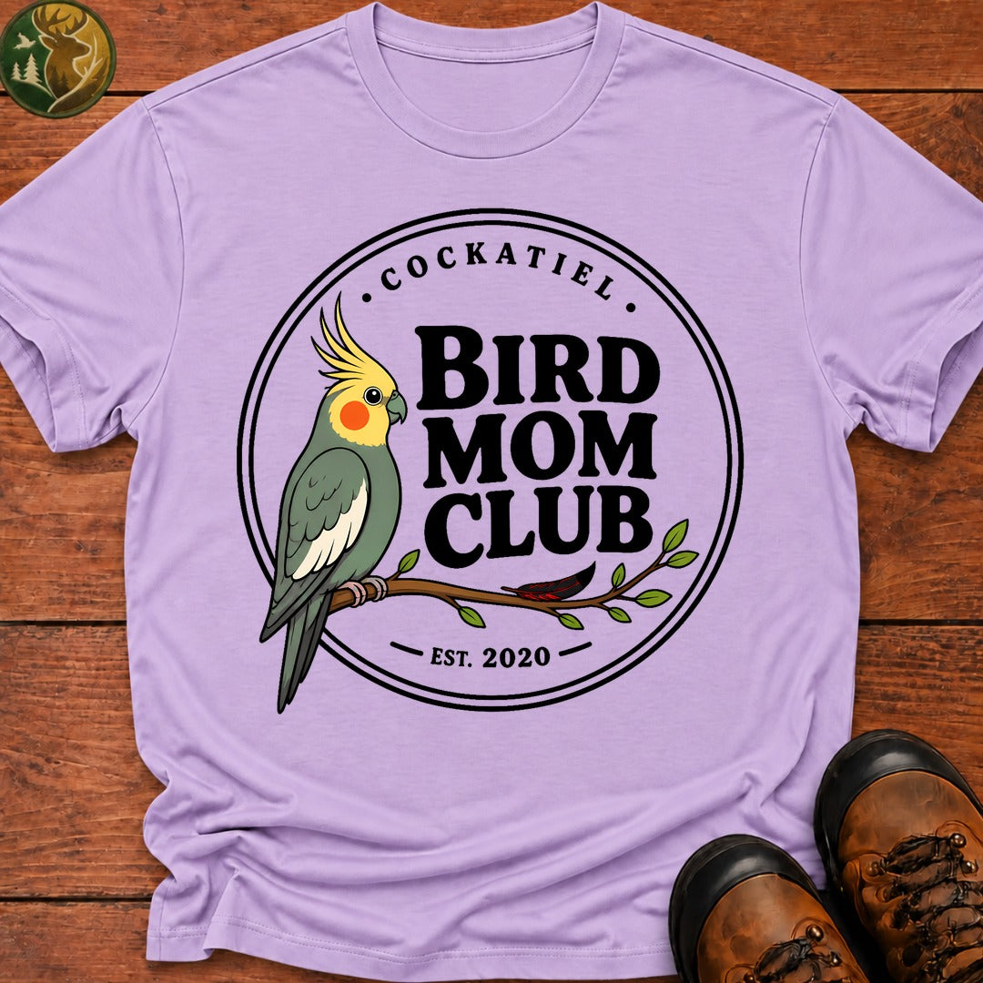 Bird Mom Club T-Shirt - Orchid