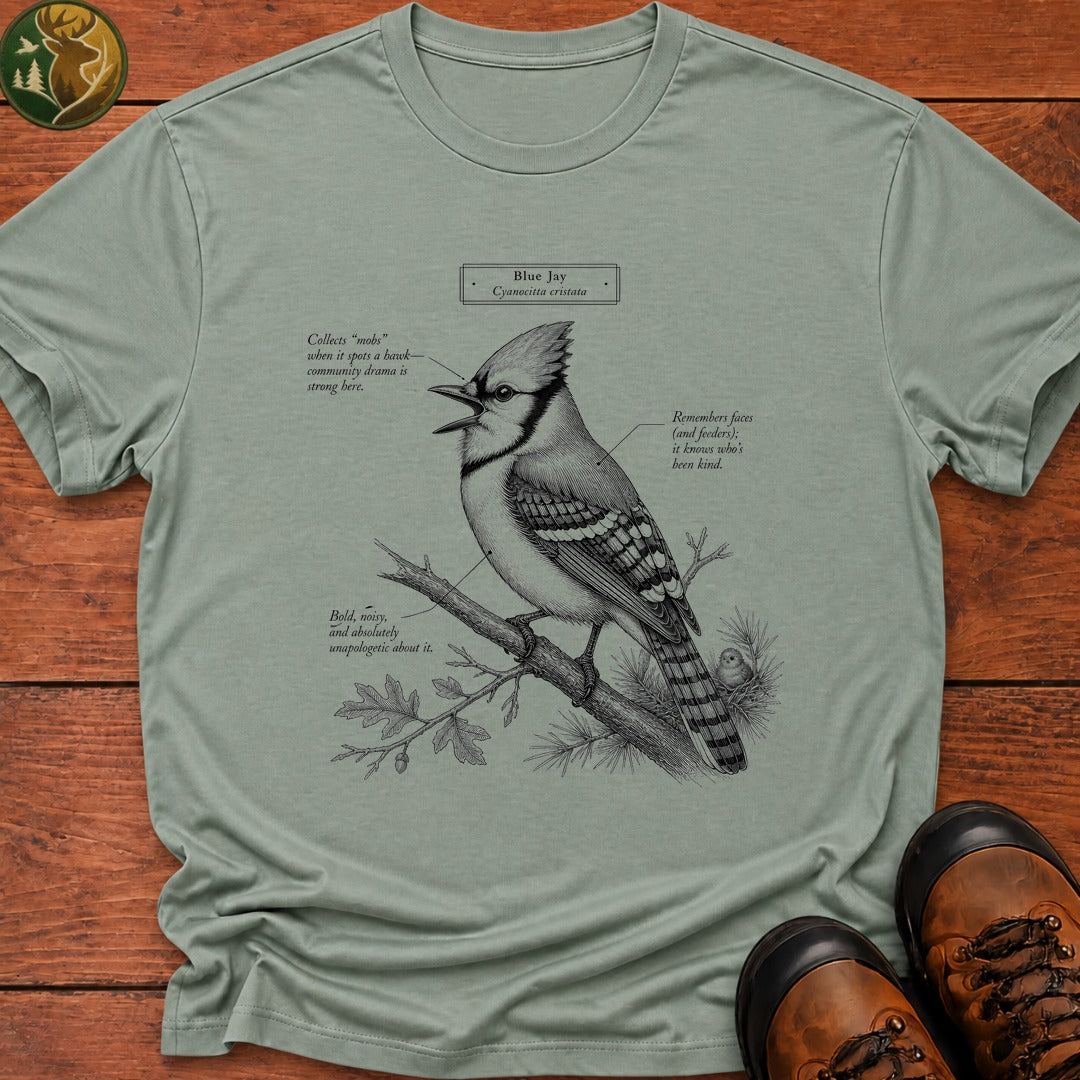 Blue Jay Field Guide T Shirt - Bay