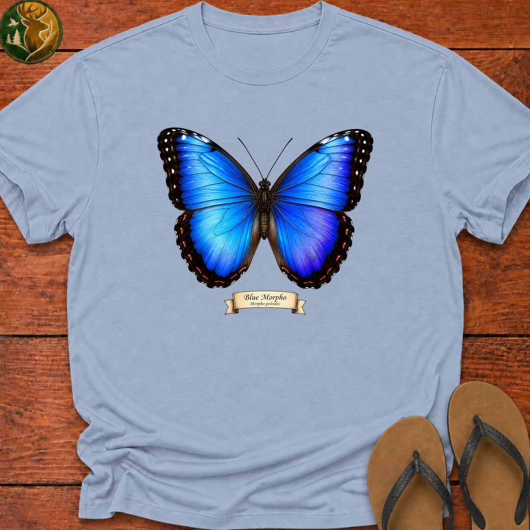 Blue Morpho Kids T-Shirt - Light Blue