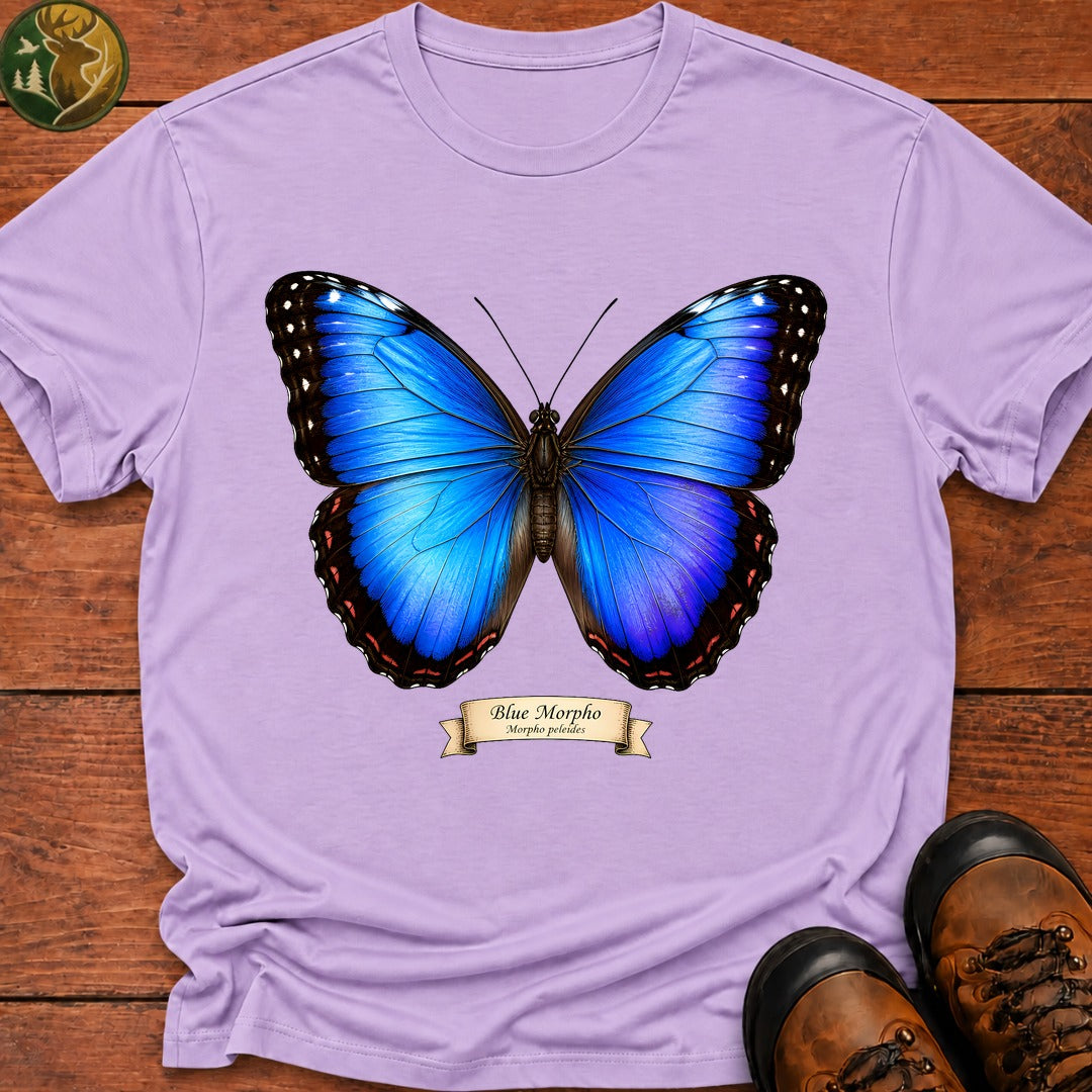 Blue Morpho T-Shirt - Orchid