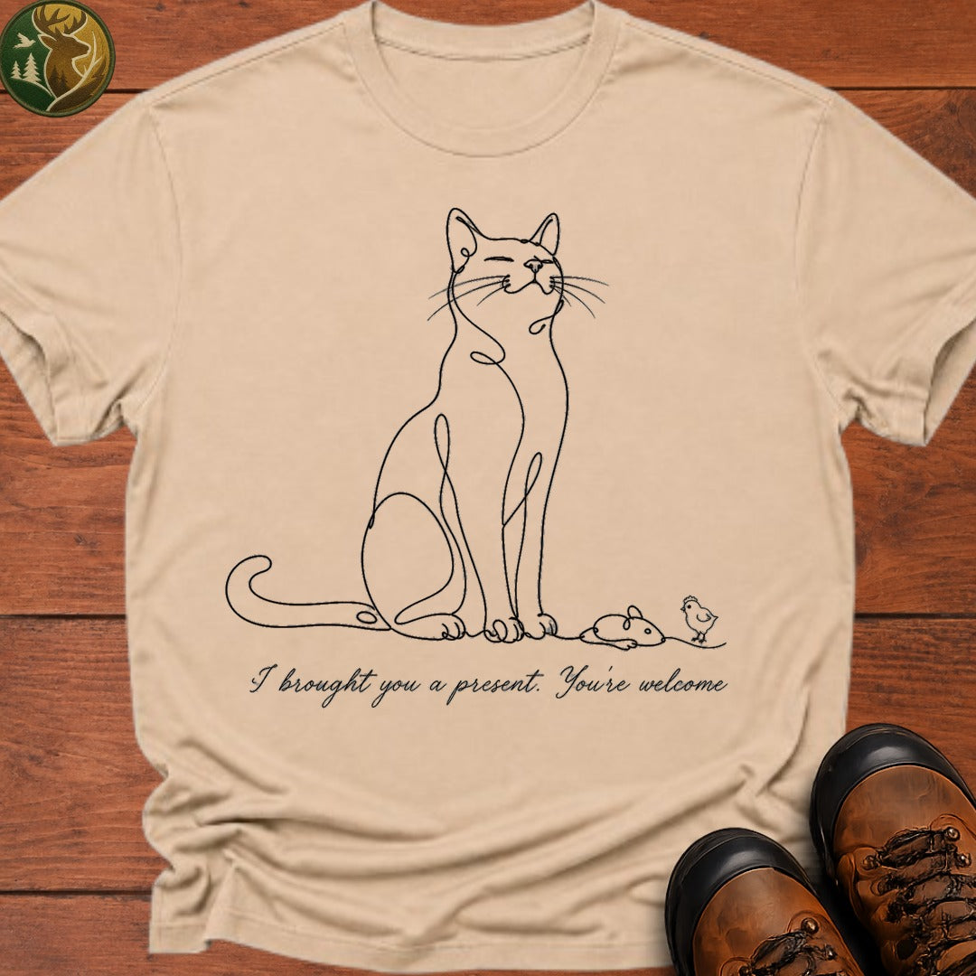 Brought You A Present T Shirt - Ivory