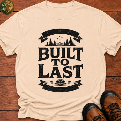 Built To Last Badge T-Shirt - Ivory