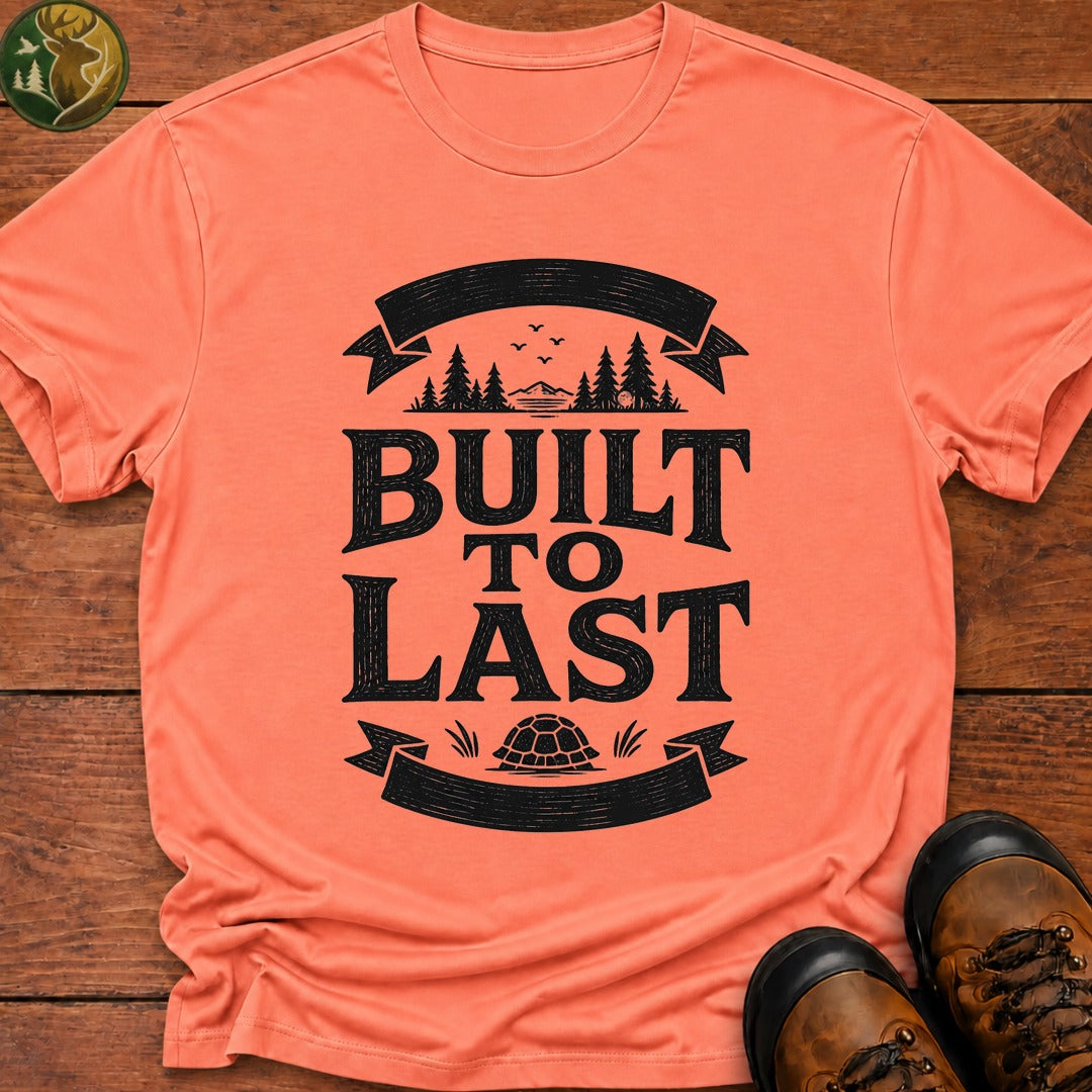 Built To Last Badge T-Shirt - Melon