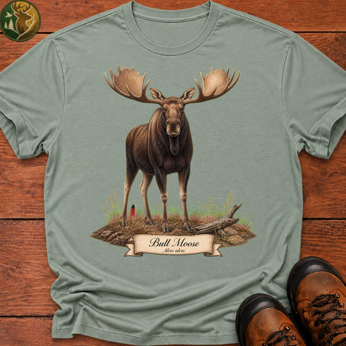 Bull Moose Portrait T-Shirt - Bay
