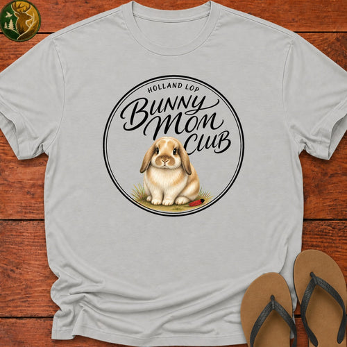 Bunny Mom Club Kids T-Shirt - Ash