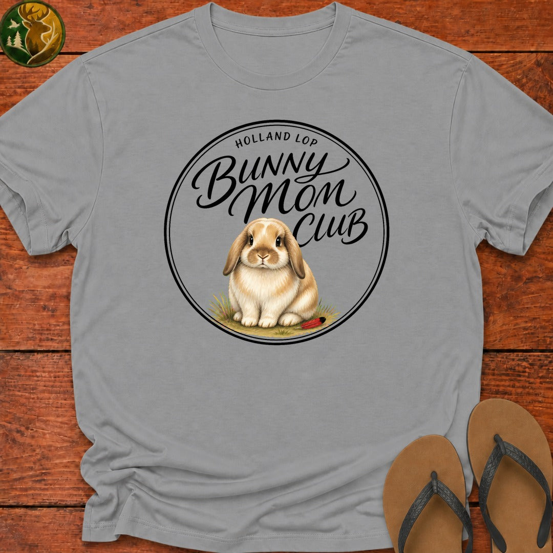 Bunny Mom Club Kids T-Shirt - Sport Grey