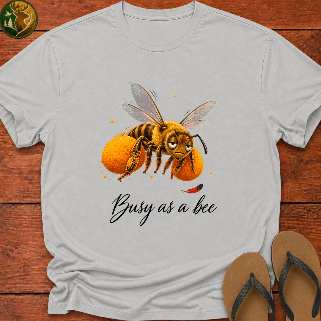 Busy As A Bee Kids T-Shirt - Ash