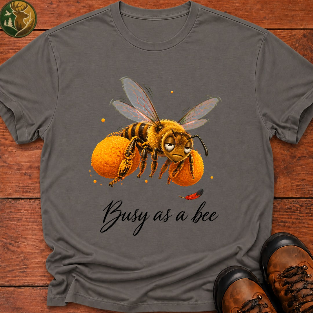 Busy As A Bee T-Shirt - Grey