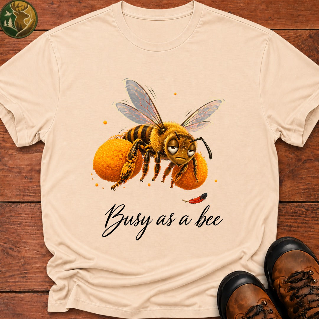 Busy As A Bee T-Shirt - Ivory