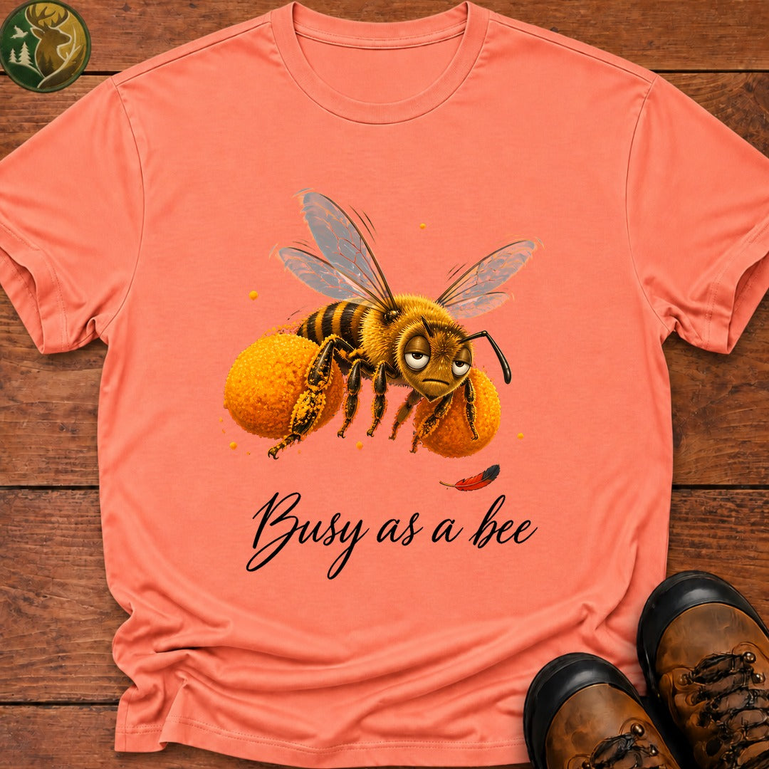Busy As A Bee T-Shirt - Melon