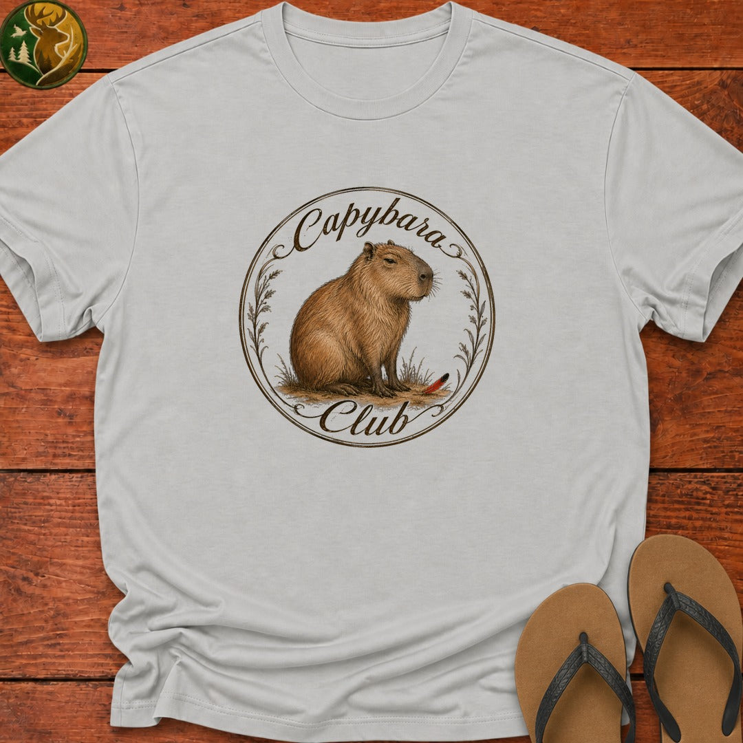 Capybara Club Kids T-Shirt - Ash