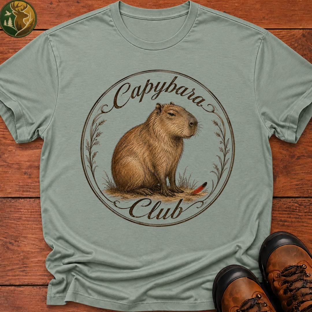 Capybara Club T Shirt - Bay