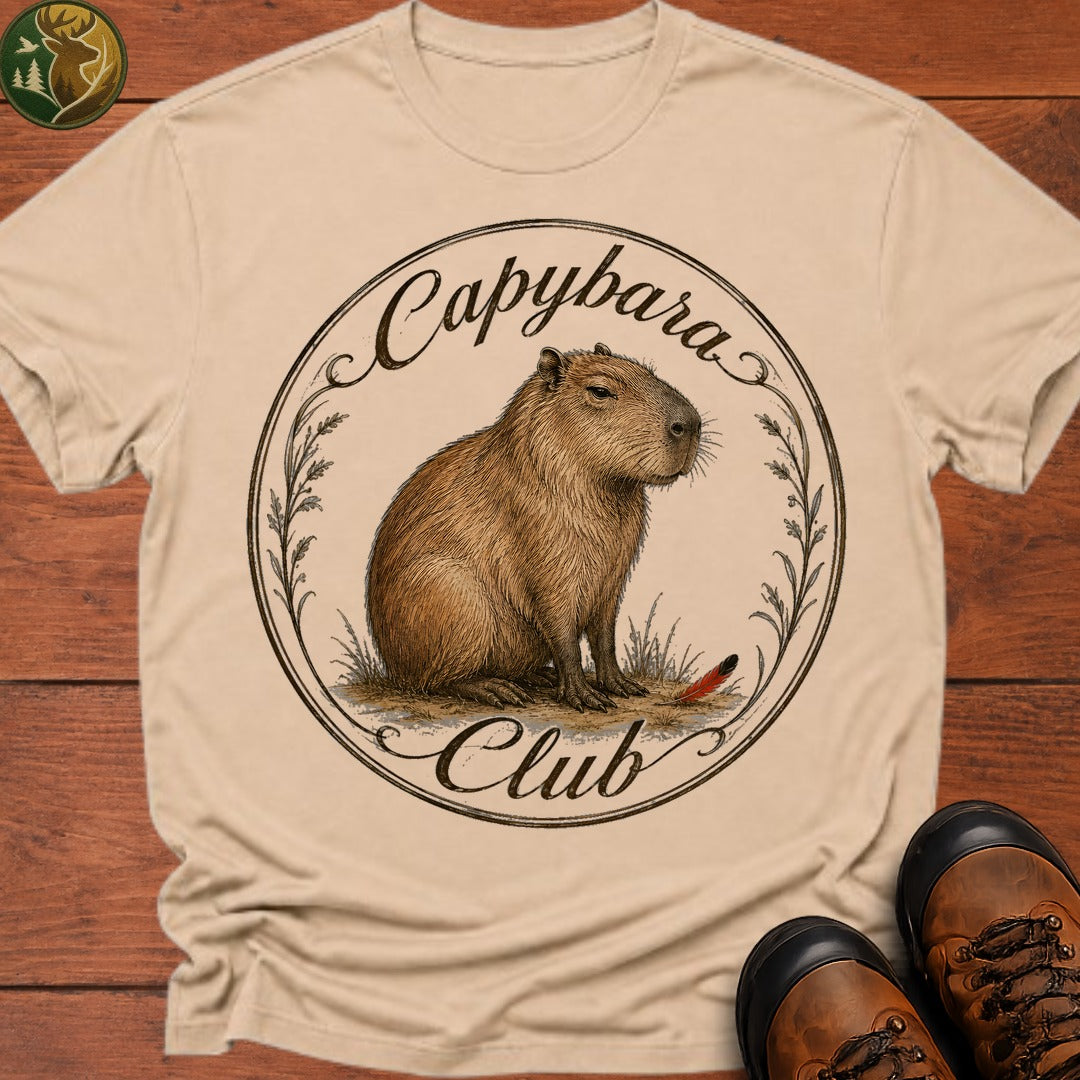 Capybara Club T Shirt - Ivory