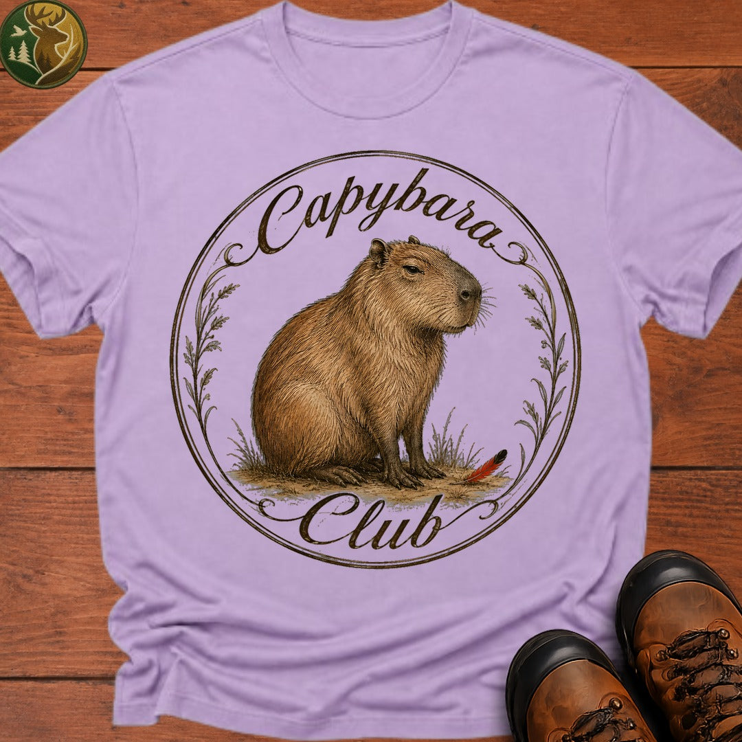 Capybara Club T Shirt - Orchid