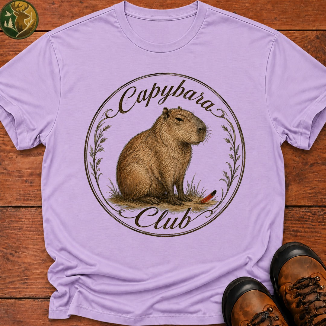 Capybara Club T Shirt - Orchid