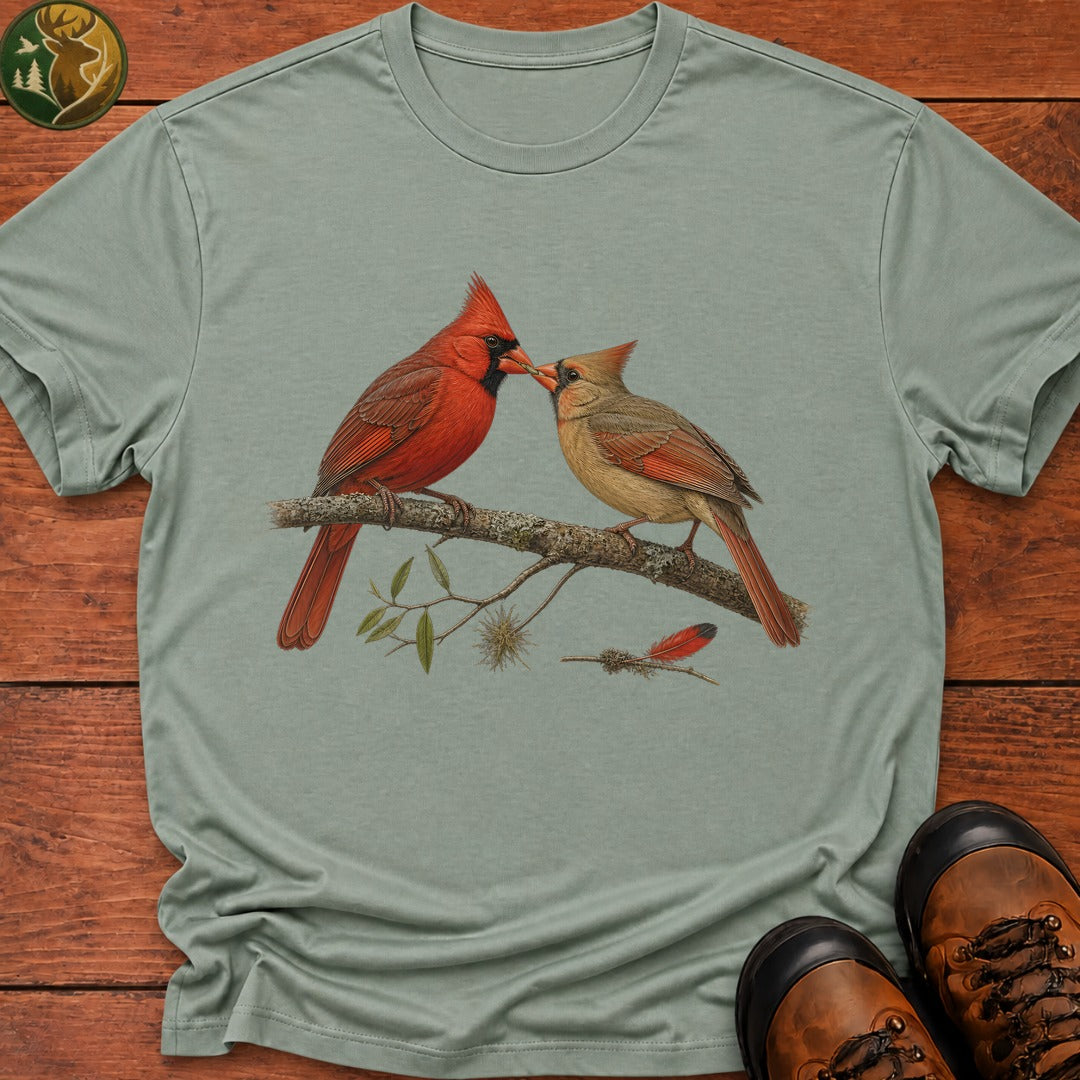 Cardinal Sharing A Grub T Shirt - Bay