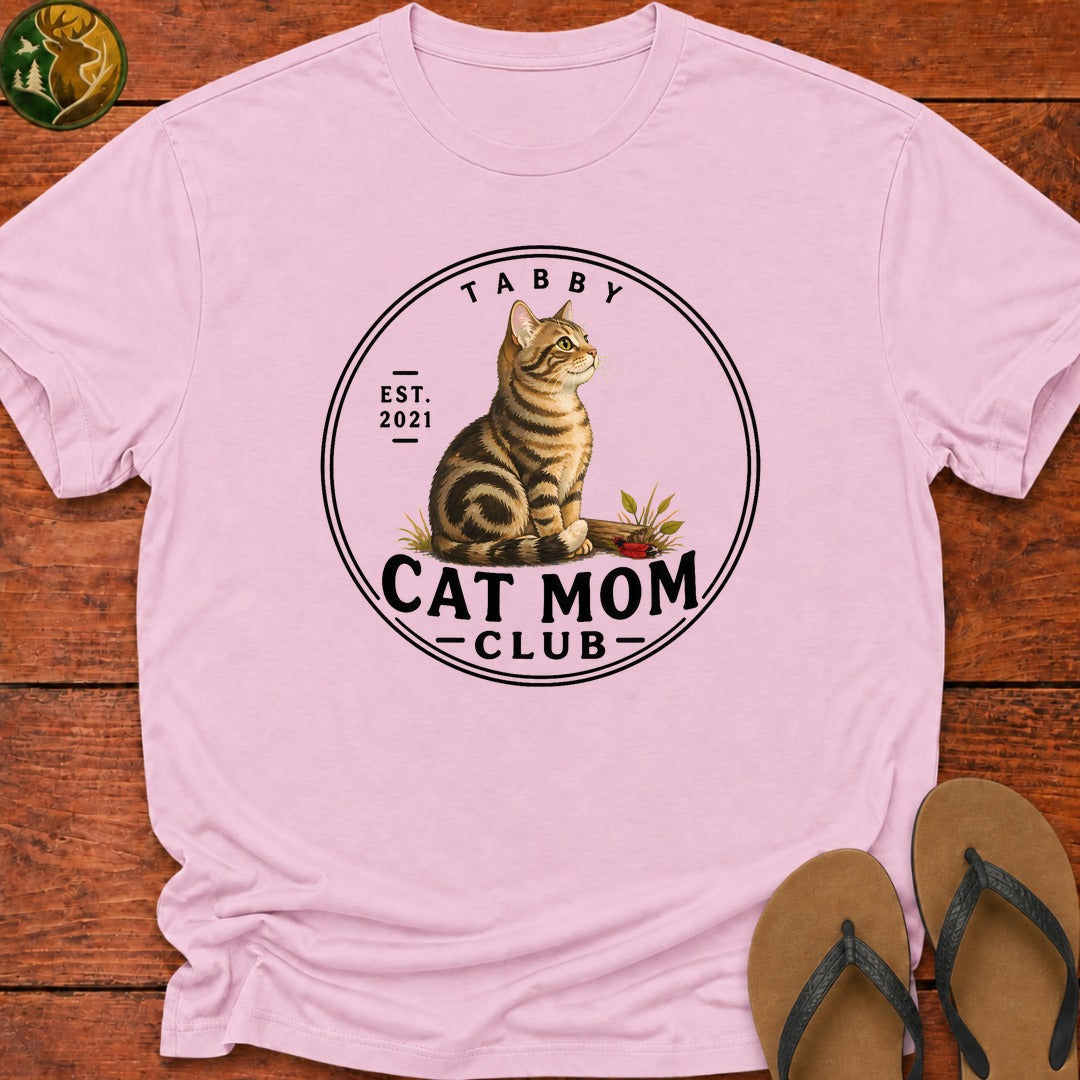 Cat Mom Kids T-Shirt - Light Pink