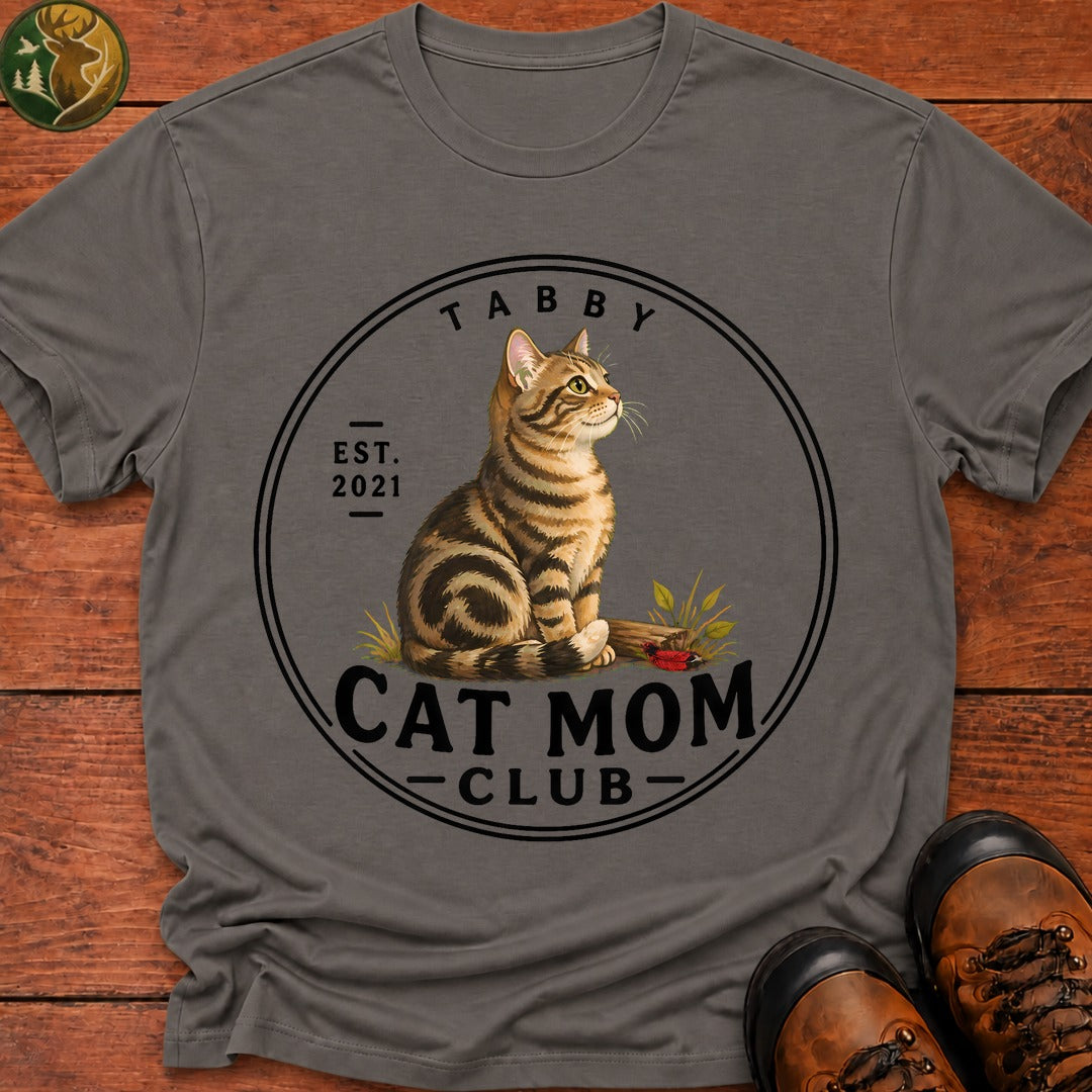 Cat Mom T-Shirt - Grey