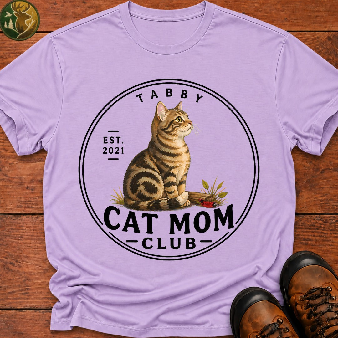 Cat Mom T-Shirt - Orchid
