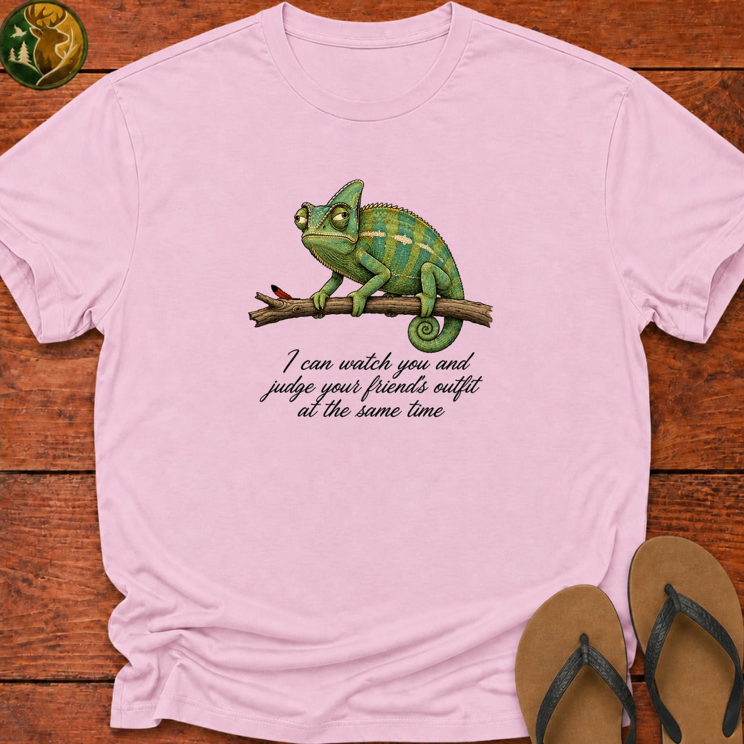 Chameleon Eyes Kids T-Shirt - Light Pink