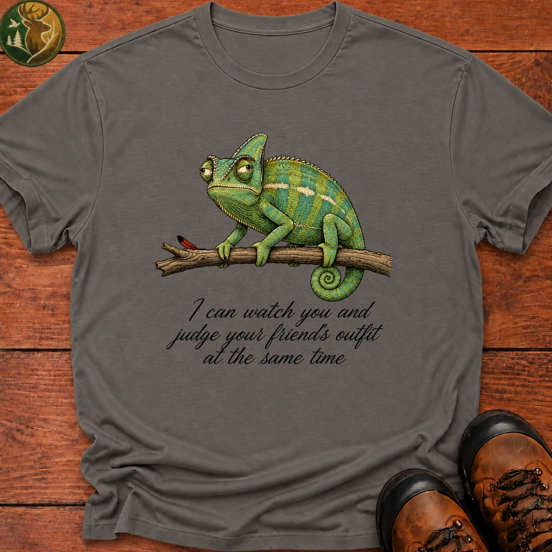 Chameleon Eyes T Shirt - Grey