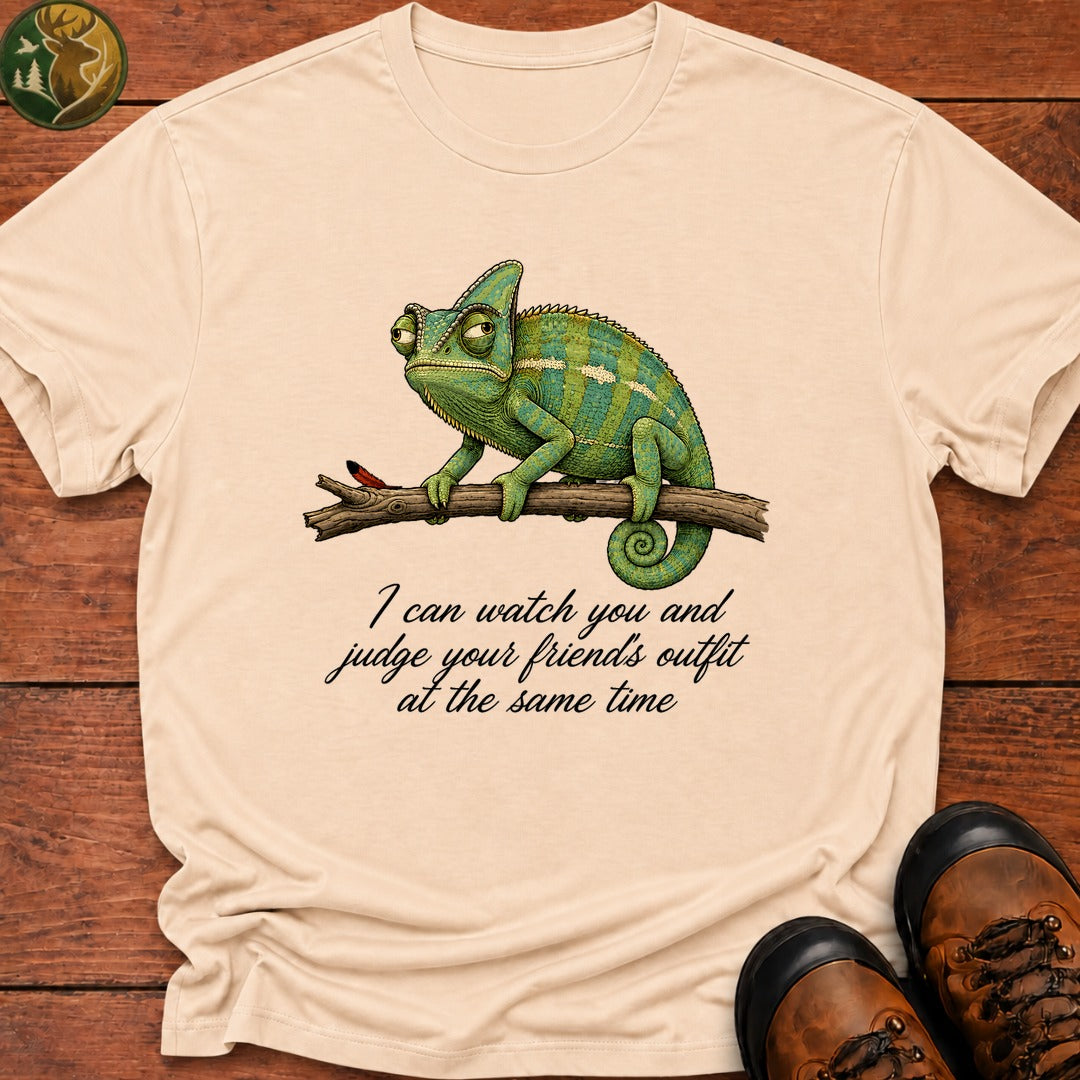 Chameleon Eyes T Shirt - Ivory